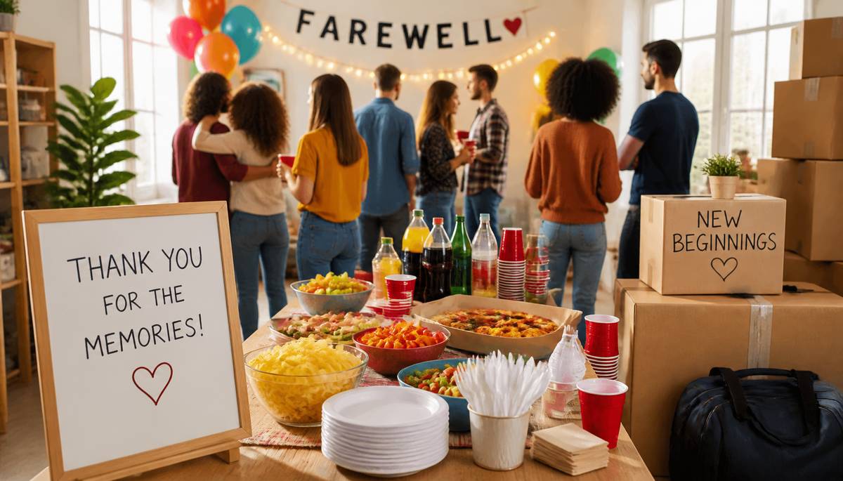 Throwing a Farewell Party Before You Decide to Move to a New Place