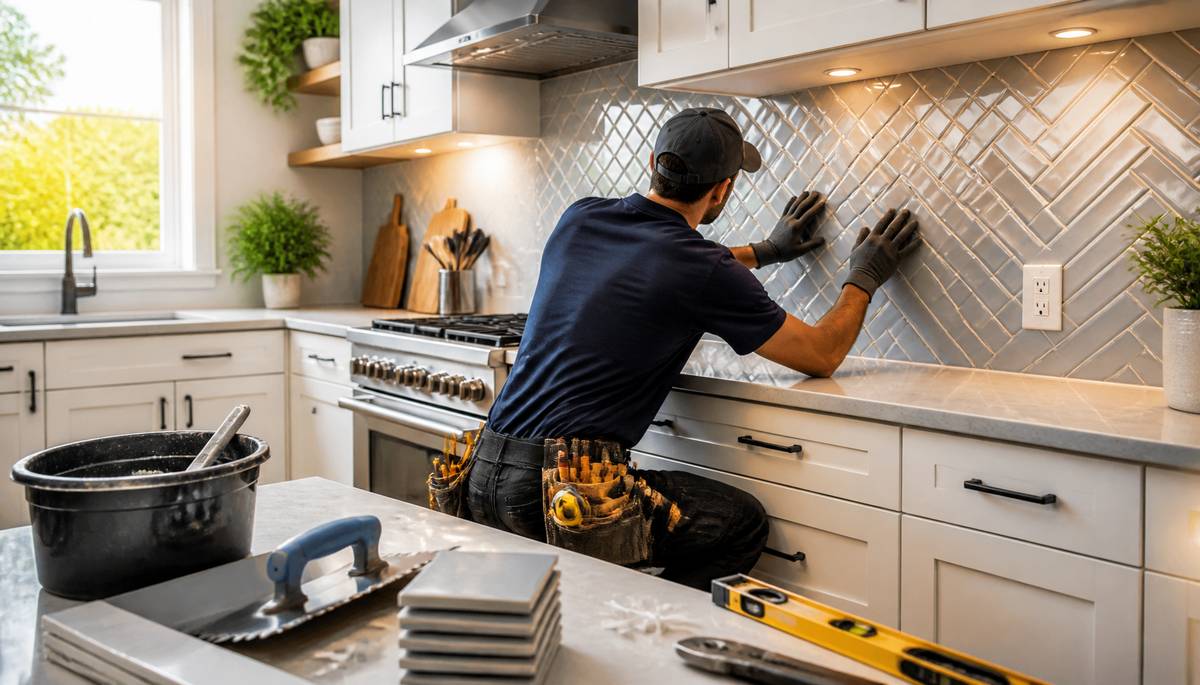 Kitchen Splashback Installation: A Professionals Game