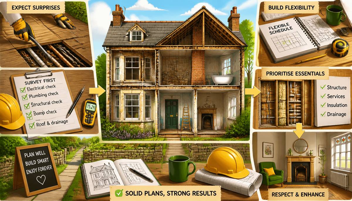 Why Older Homes Often Need Better Planning Rather Than Bigger Budgets