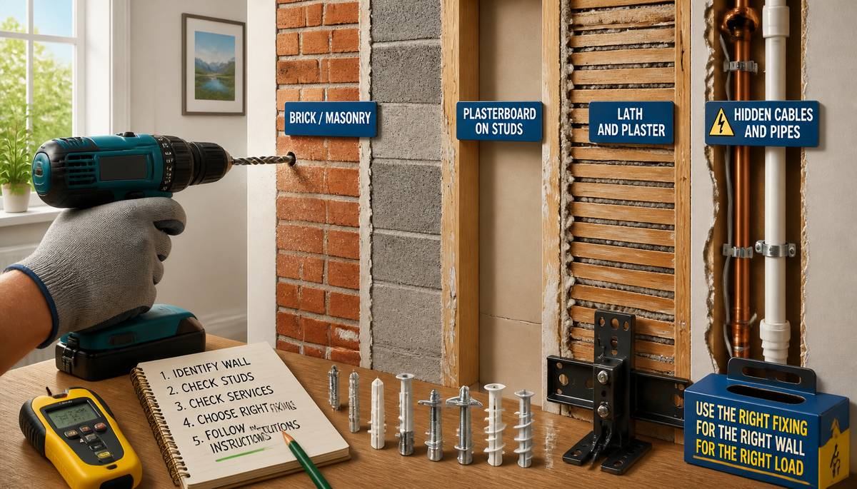 How to Work Out What Youre Drilling Into Before Hanging Something Heavy
