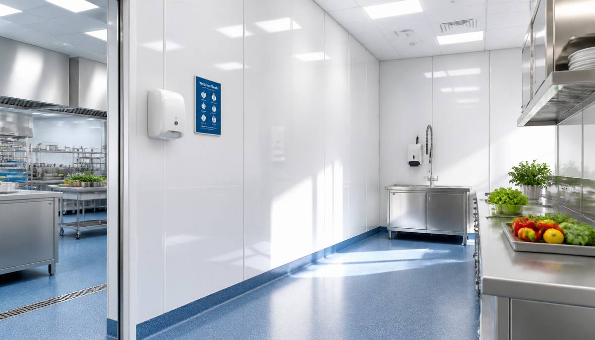 Advantages of the Commercial Hygienic Wall Cladding System