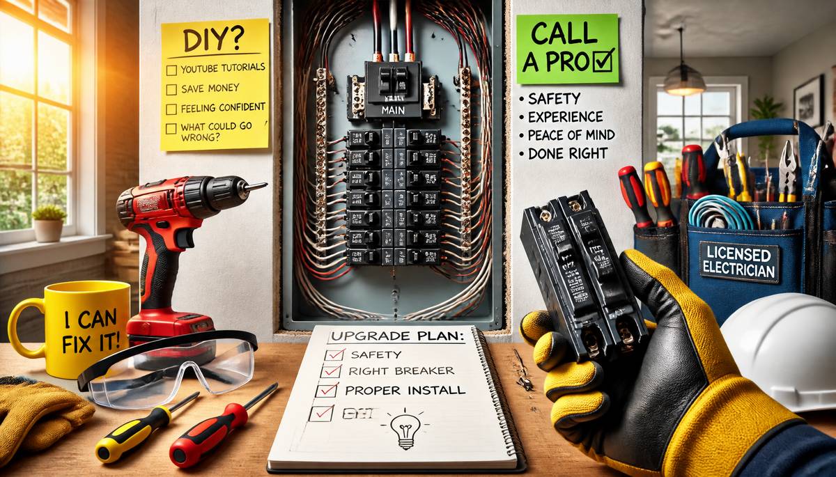 Do I need an Electrician to Upgrade my Circuit Breaker?