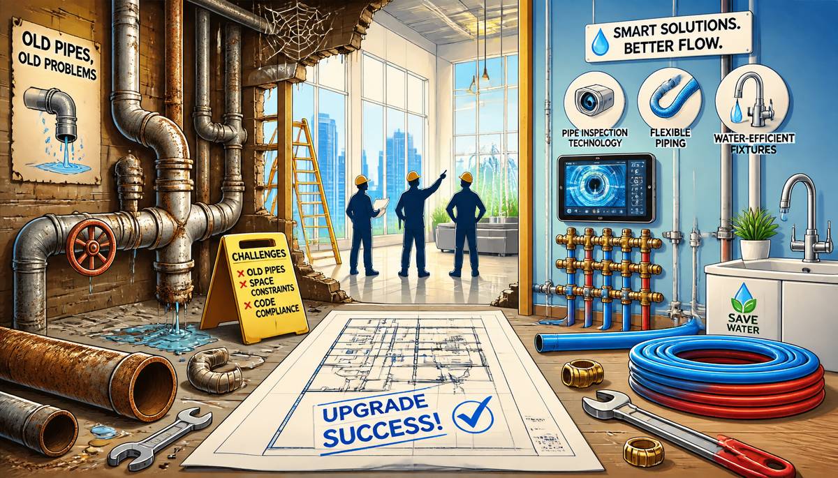 Commercial Space Retrofitting: Plumbing Challenges and Solutions
