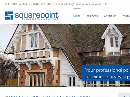 https://www.squarepointsurveyors.co.uk/ website