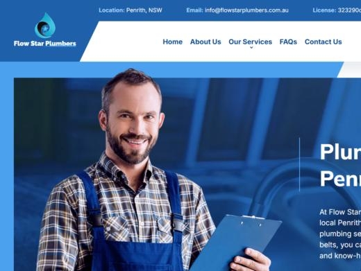 https://flowstarplumbers.com.au/ website